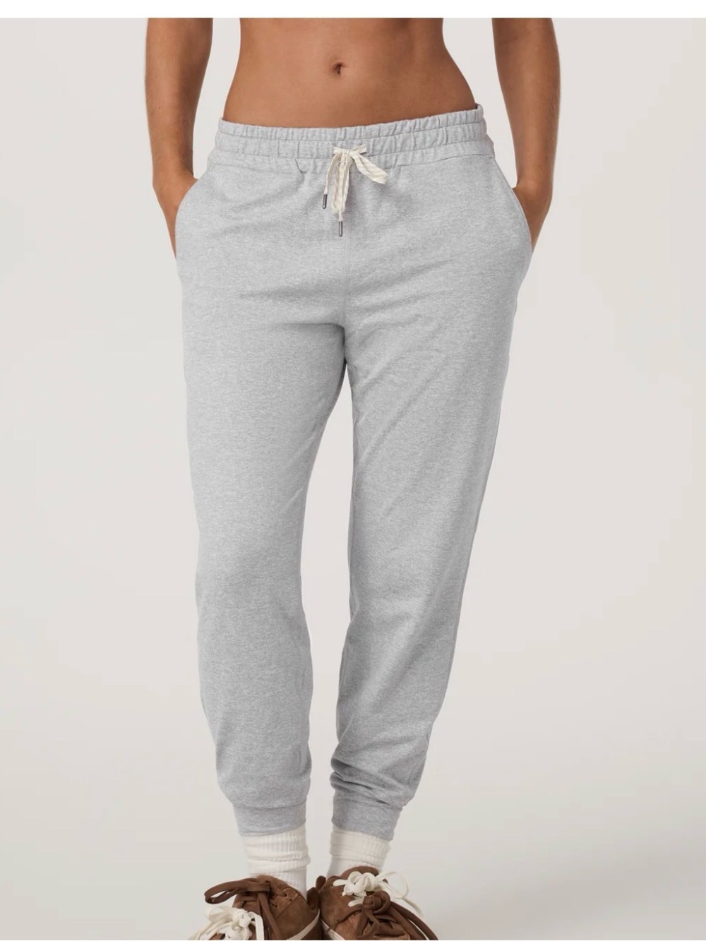 Vuori Heather Gray Jogger Sweatpants